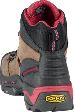 'Keen Utility' Men's 6" Pittsburgh WP Steel Toe - Bison Brown / Red / Black -Shoes Series Shop 1007024 3QR large 1024x1024@2x