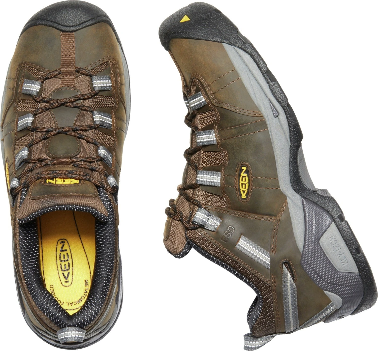 'Keen' Men's Detroit XT ESD Steel Toe - Cascade Brown / Gargoyle 4 'Keen' Men's Detroit XT ESD Steel Toe - Cascade Brown / Gargoyle - Image 2
