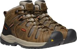 'Keen Utility' Men's Flint II Mid EH Soft Toe - Cascade Brown / Burnt Ochre -Shoes Series Shop 1023242 PLA large 1024x1024@2x