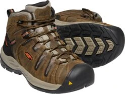 'Keen Utility' Men's Flint II Mid EH Soft Toe - Cascade Brown / Burnt Ochre -Shoes Series Shop 1023242 PPS large 1024x1024@2x