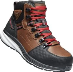 'Keen Utility' Men's Red Hook EH WP Comp Toe Hiker - Tobacco / Black -Shoes Series Shop 1024576 3Q large 1024x1024@2x