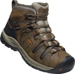 'Keen Utility' Men's Flint II Mid EH WP Soft Toe - Black Olive / Brindle -Shoes Series Shop 1025613 3Q large 1024x1024@2x
