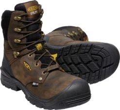 'Keen Utility' Men's 8" Independence EH WP Comp Toe - Dark Earth / Black -Shoes Series Shop 1026488 PPS large 1024x1024@2x