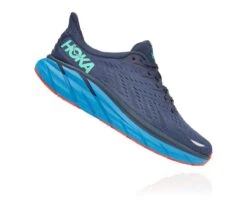 'Hoka' Men's Clifton 8 - Outer Space / Vallarta Blue -Shoes Series Shop 1119393 OSVB 2 1024x1024@2x
