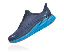 'Hoka' Men's Clifton 8 - Outer Space / Vallarta Blue -Shoes Series Shop 1119393 OSVB 4 1024x1024@2x
