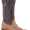 'Stetson' Men's 13" Roundup Alligator Vamp Round Toe - Taupe / Blue -Shoes Series Shop 1202018520420a 1024x1024@2x