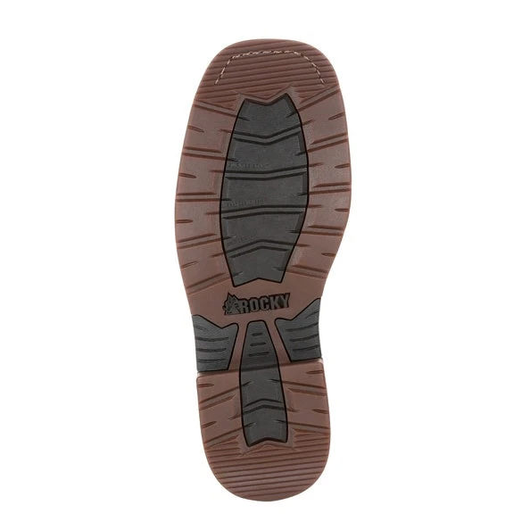 'Rocky' Men's 11" Iron Skull Int. MetGuard EH WP Comp Toe - Distressed Brown 5 'Rocky' Men's 11" Iron Skull Int. MetGuard EH WP Comp Toe - Distressed Brown - Image 3