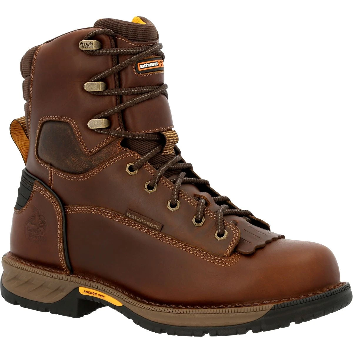 'Georgia Boot' Men's 8" Athens 360 EH WP Soft Toe - Brown 8 'Georgia Boot' Men's 8" Athens 360 EH WP Soft Toe - Brown - Image 6