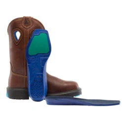 'Steel Blue' Men's Blue Heeler Western Square Toe EH WP Steel Toe - Oak -Shoes Series Shop 22517 3 1024x1024@2x