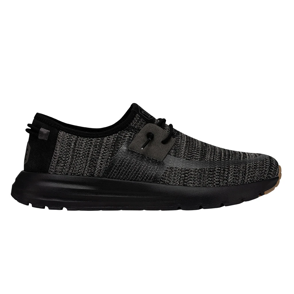 'Hey Dude' Men's Sirocco Sneaker - Black 9 'Hey Dude' Men's Sirocco Sneaker - Black - Image 7