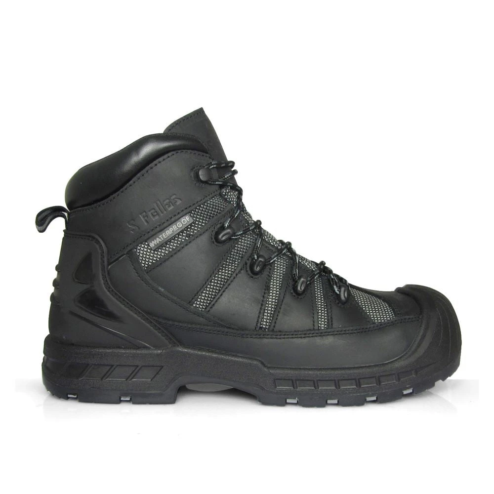 'Genuine Grip' Men's Trekker EH PR WP Comp Toe Hiker - Black 3 'Genuine Grip' Men's Trekker EH PR WP Comp Toe Hiker - Black