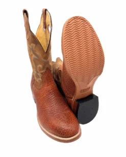 'Boulet' Men's 12" Western Round Toe - Utta Whisky / Grizzly Tan -Shoes Series Shop 63275 1024x1024@2x