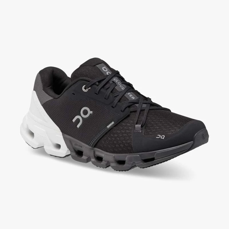 'On Running' Men's Cloudflyer 4 - Black / White 7 'On Running' Men's Cloudflyer 4 - Black / White - Image 5