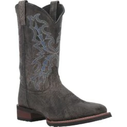 'Laredo' Men's 11" Winfield Western Square Toe - Grey -Shoes Series Shop 7949 1 1024x1024@2x