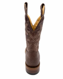 'Boulet' Men's 12" Roper Western Round Toe - Shoulder Noce Taurus / Organza Brown -Shoes Series Shop 82092 1024x1024@2x
