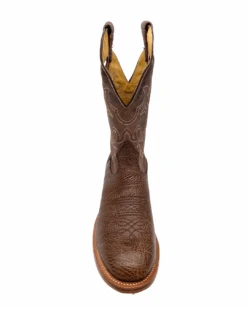 'Boulet' Men's 12" Roper Western Round Toe - Shoulder Noce Taurus / Organza Brown -Shoes Series Shop 82093 1024x1024@2x