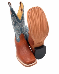 'Boulet' Men's 13" Western Square Toe - Utta Whisky / Puma Turqueza -Shoes Series Shop 92935 1024x1024@2x