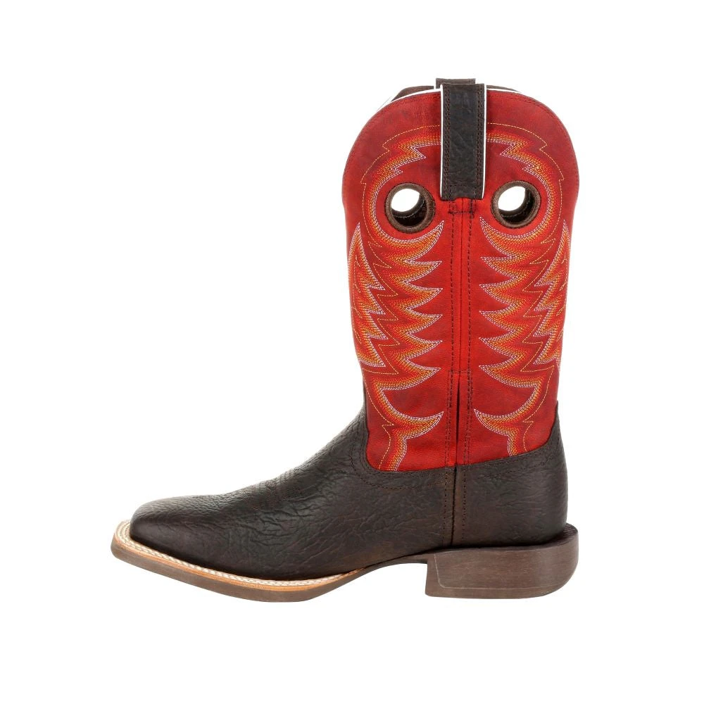 'Durango' Men's 13" Rebel Pro Western Square Toe - Chestnut / Crimson 9 'Durango' Men's 13" Rebel Pro Western Square Toe - Chestnut / Crimson - Image 7