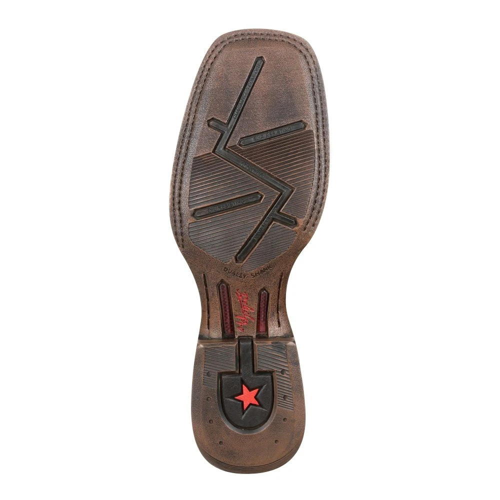 'Durango' Men's 13" Rebel Pro Western Square Toe - Chestnut / Crimson 5 'Durango' Men's 13" Rebel Pro Western Square Toe - Chestnut / Crimson - Image 3