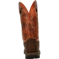 'Durango' Men's 12" REBEL Western Square Toe - CIMARRON BROWN -Shoes Series Shop DDB0327 back 1024x1024@2x