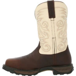 Durango 'Durnago' Men's 11" Maverick XP WP Comp Toe Western Work Boot - CHOCOLATE / WHITE 13 Durango 'Durnago' Men's 11" Maverick XP WP Comp Toe Western Work Boot - CHOCOLATE / WHITE -Shoes Series Shop DDB0330 instep profile 1024x1024@2x