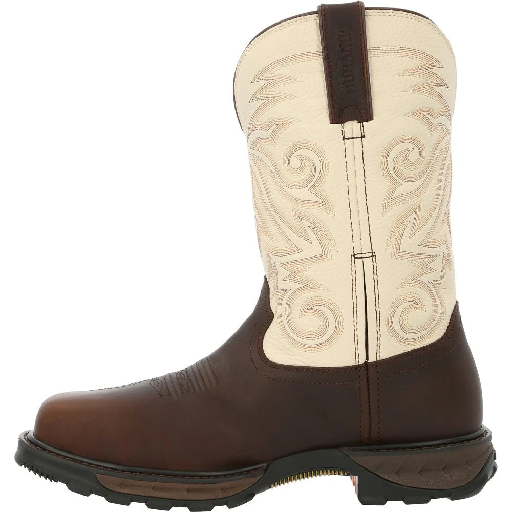 Durango 'Durnago' Men's 11" Maverick XP WP Comp Toe Western Work Boot - CHOCOLATE / WHITE 8 Durango 'Durnago' Men's 11" Maverick XP WP Comp Toe Western Work Boot - CHOCOLATE / WHITE - Image 6