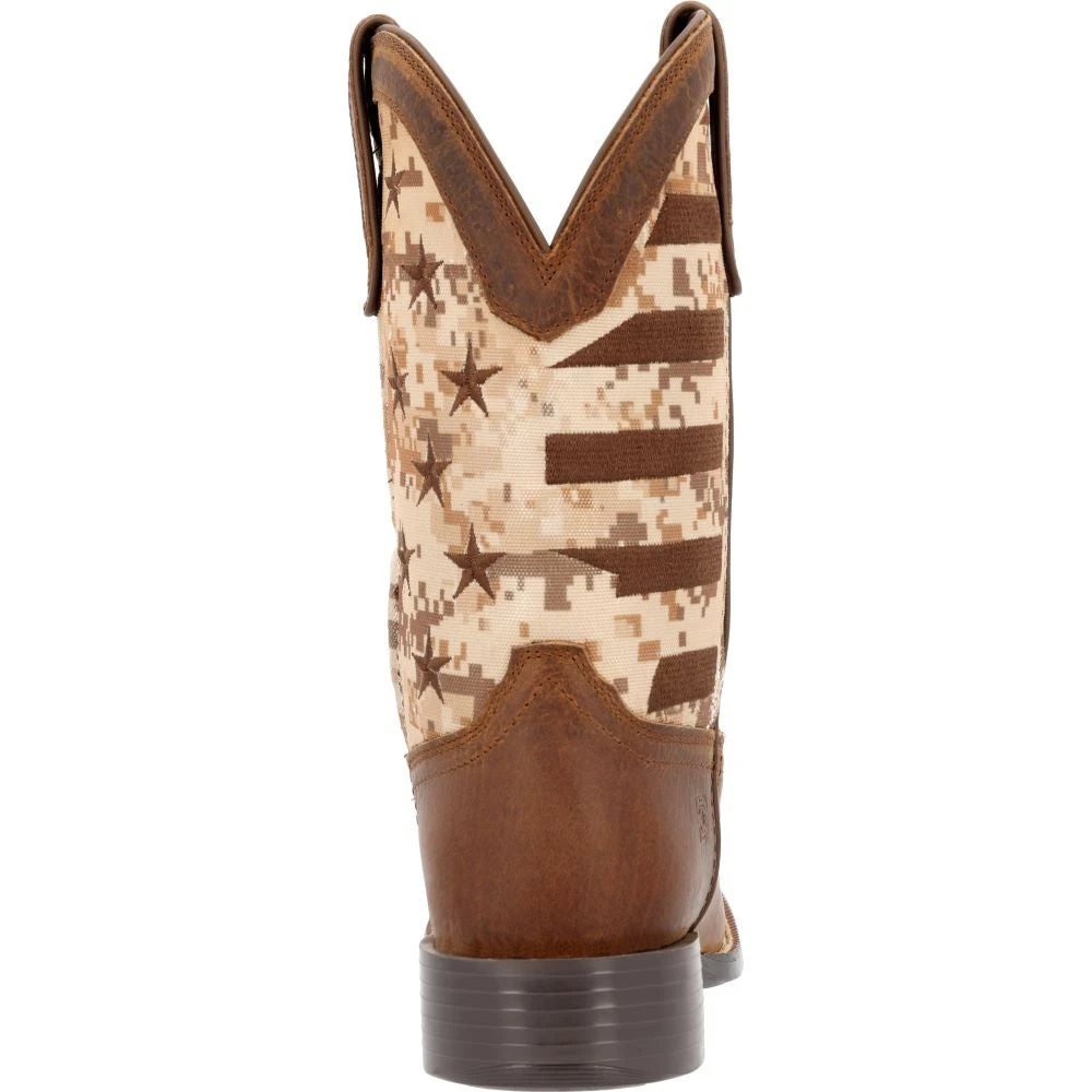 'Durango' Men's 11" Westward Saddlehorn Digital Camo Flag - Brown 7 'Durango' Men's 11" Westward Saddlehorn Digital Camo Flag - Brown - Image 5