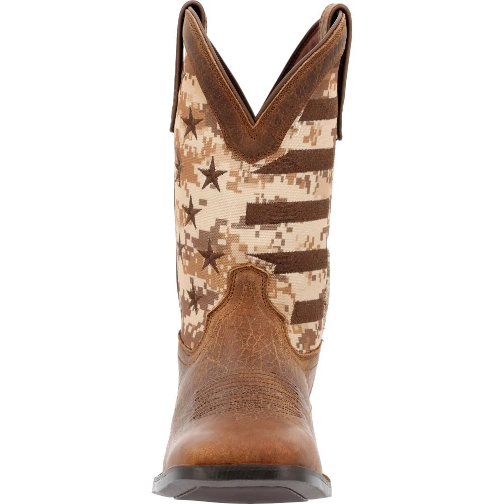 'Durango' Men's 11" Westward Saddlehorn Digital Camo Flag - Brown 6 'Durango' Men's 11" Westward Saddlehorn Digital Camo Flag - Brown - Image 4