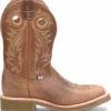 'Double H' Men's 11" Andrew EH Western Wide Square Toe Roper - Tan -Shoes Series Shop DH4565 500xauto Profile 1024x1024@2x