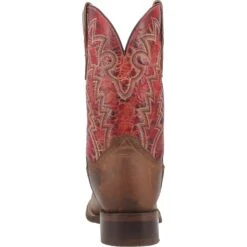 'Dan Post' Men's 11" Killeen Western Square Toe - Tan / Red -Shoes Series Shop DP4813 4 1024x1024@2x