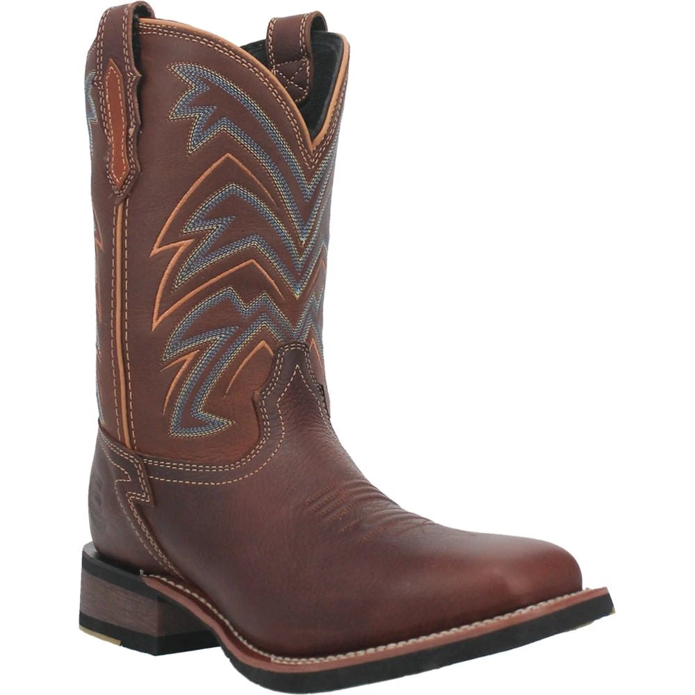 'Dan Post' Men's 11" Arrowhead Western Square Toe - Chocolate 9 'Dan Post' Men's 11" Arrowhead Western Square Toe - Chocolate - Image 7