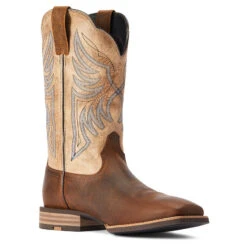'Ariat' Men's 12" Everlite Blazin Western Square Toe - Whole Wheat / Sand Dollar 11 'Ariat' Men's 12" Everlite Blazin Western Square Toe - Whole Wheat / Sand Dollar -Shoes Series Shop F22 MNS WEST 10042436 medial 1024x1024@2x