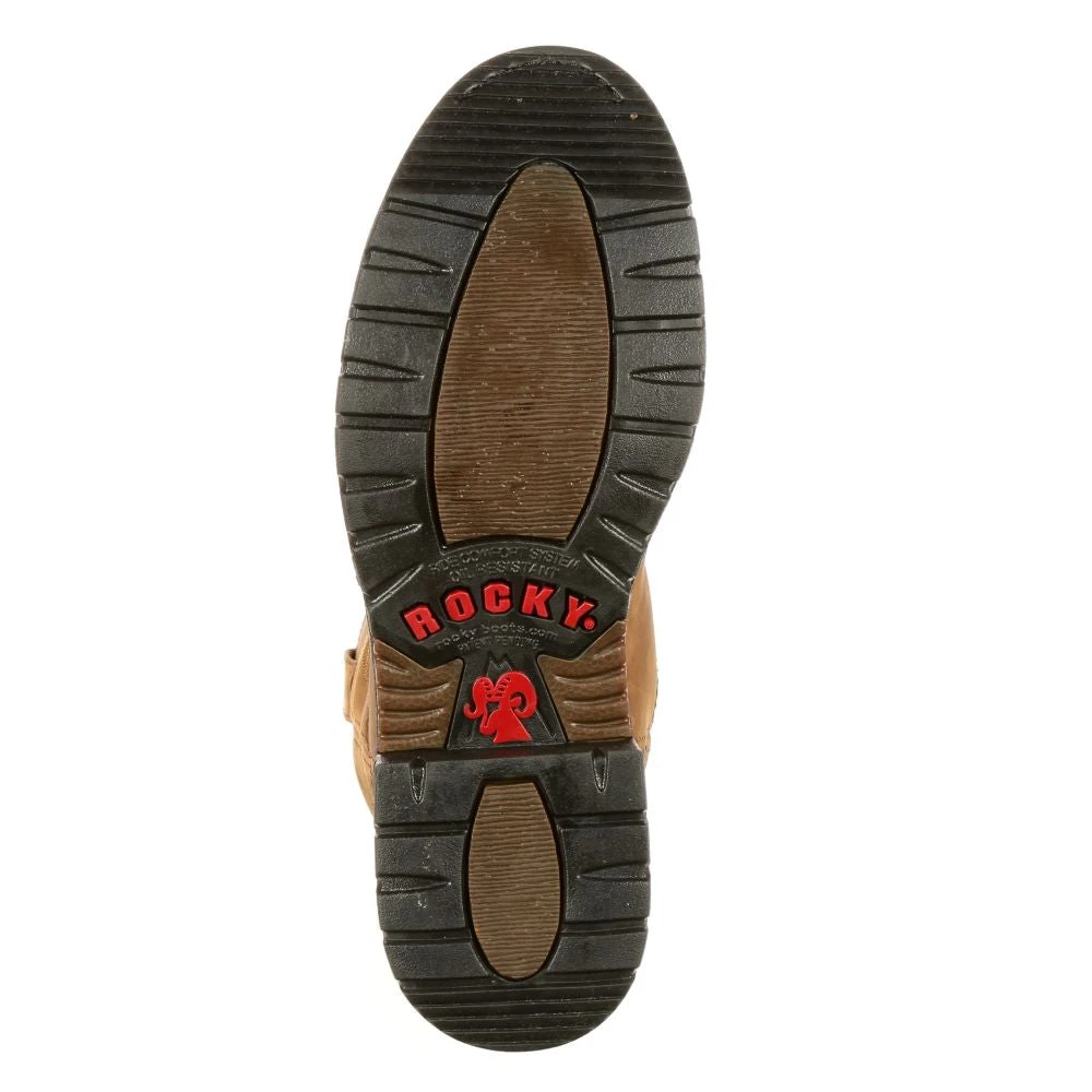 'Rocky' Men's 10" Original Ride Branson Roper WP Round Toe - Aztec Crazy Horse 5 'Rocky' Men's 10" Original Ride Branson Roper WP Round Toe - Aztec Crazy Horse - Image 3