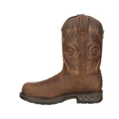 'Georgia Boot' Men's 10" Carbo-Tec EH WP Comp Toe - Brown -Shoes Series Shop GB00239 instep profile 1024x1024@2x