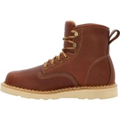 'Georgia Boot' Men's 6" Wedge Moc Toe EH Soft Toe - Brown -Shoes Series Shop GB00356 instep profile 1024x1024@2x