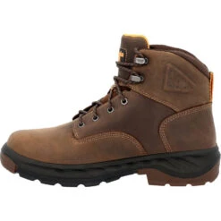 'Georgia Boot' Men's 6" Over Time EH WP Soft Toe - Brown 13 'Georgia Boot' Men's 6" Over Time EH WP Soft Toe - Brown -Shoes Series Shop GB00521 instep profile 1024x1024@2x