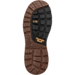 'Georgia Boot' Men's 6" Over Time EH WP Soft Toe - Brown 10 'Georgia Boot' Men's 6" Over Time EH WP Soft Toe - Brown -Shoes Series Shop GB00521 outsole 1024x1024@2x