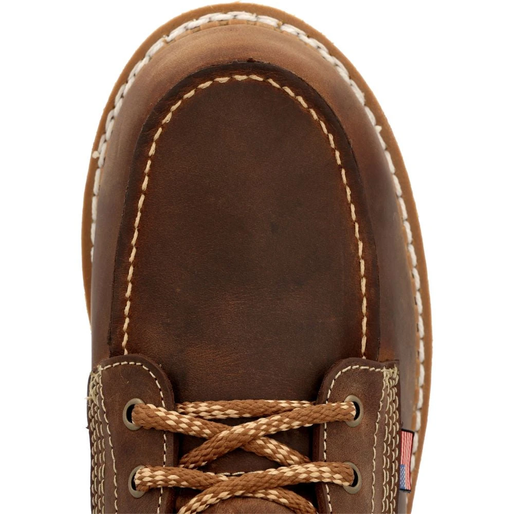 'Georgia Boot' Men's 8" Wedge Sole EH WP Soft Toe - Brown 4 'Georgia Boot' Men's 8" Wedge Sole EH WP Soft Toe - Brown - Image 2