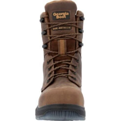 'Georgia Boot' Men's 8" FLXpoint Ultra EH WP Comp Toe - Brown 12 'Georgia Boot' Men's 8" FLXpoint Ultra EH WP Comp Toe - Brown -Shoes Series Shop GB00554 front 1024x1024@2x