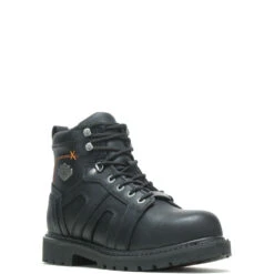 'Harley Davidson' Men's 5" Chad EH Steel Toe - Black -Shoes Series Shop HDM D93176 090721 F14 045 1024x1024@2x