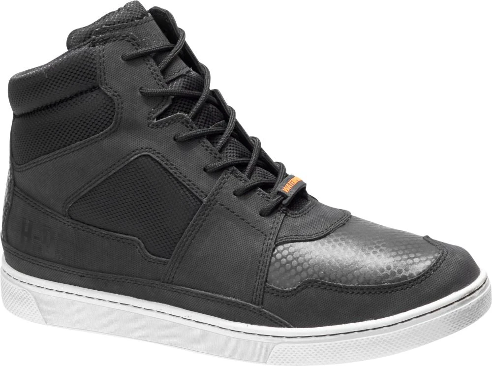 'Harley Davidson' Men's 6" Eagleson WP Riding Sneaker - Black 8 'Harley Davidson' Men's 6" Eagleson WP Riding Sneaker - Black - Image 6