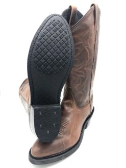 'Old West' Men's 13" Western Narrow Round Toe - Brown -Shoes Series Shop IMG 2910 1024x1024@2x