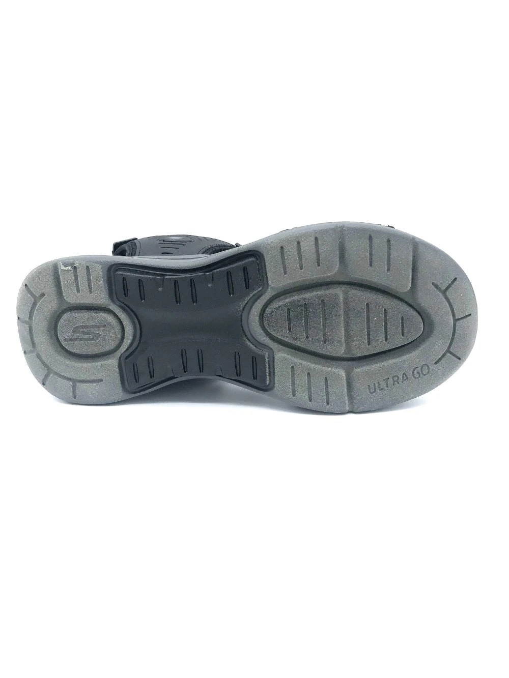 'Skechers' Men's GOwalk Arch Fit Sandal - Black / Charcoal 6 'Skechers' Men's GOwalk Arch Fit Sandal - Black / Charcoal - Image 4
