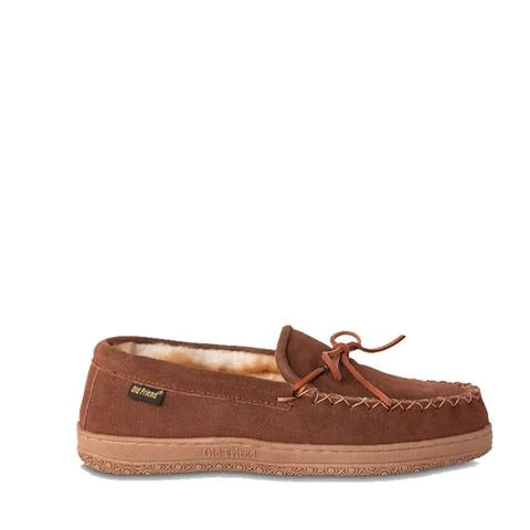 'Old Friend Footwear' Men's Sheepskin Loafer Moc - Chestnut II (Wide) 3 'Old Friend Footwear' Men's Sheepskin Loafer Moc - Chestnut II (Wide)