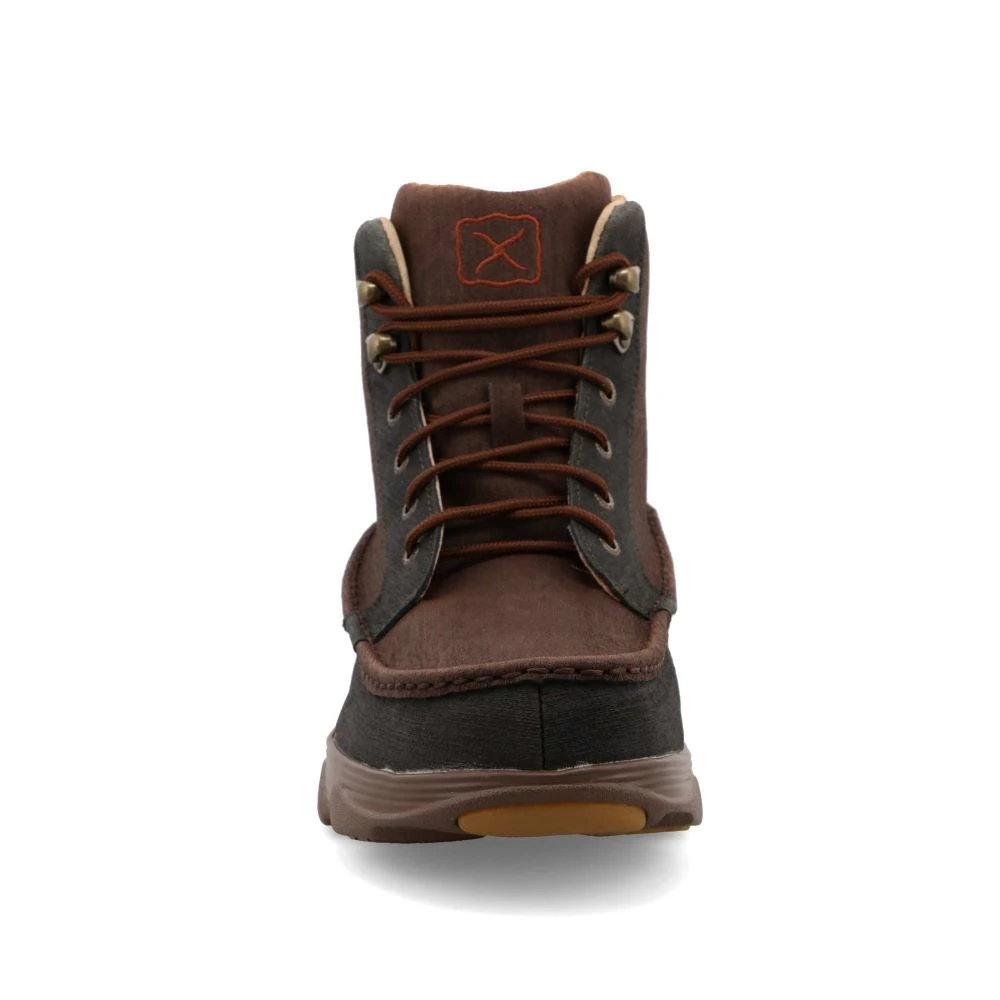 'Twisted X' Men's 6" Crossover Lace Up Soft Toe - Light Brown / Dark Green 6 'Twisted X' Men's 6" Crossover Lace Up Soft Toe - Light Brown / Dark Green - Image 4