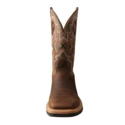 'Twisted X' Men's 12" Lite Western Work Alloy Toe - Tan / Taupe / Brown -Shoes Series Shop MLCA001 FR 2048x2048 155c023c b9e4 43d7 9204 e51b55481f2f 1024x1024@2x