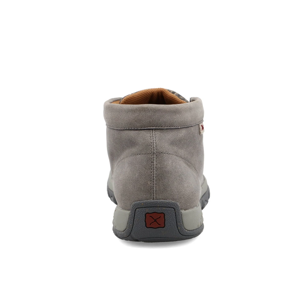 'Twisted X' Men's Chukka Driving Moc - Grey / Grey Elephant 7 'Twisted X' Men's Chukka Driving Moc - Grey / Grey Elephant - Image 5