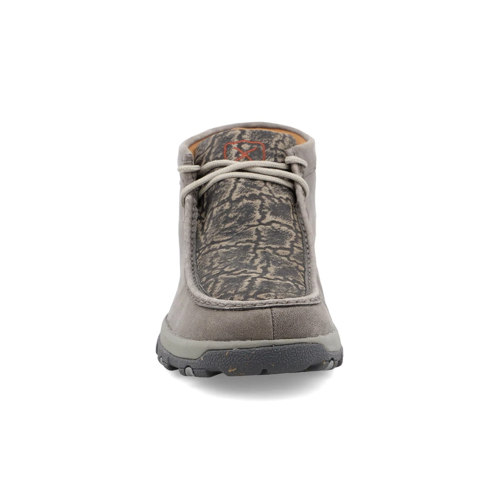'Twisted X' Men's Chukka Driving Moc - Grey / Grey Elephant 6 'Twisted X' Men's Chukka Driving Moc - Grey / Grey Elephant - Image 4