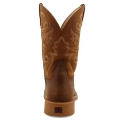'Twisted X' Men's 11" Tech X™ Western Square Toe - Saddle / Rustic Orange -Shoes Series Shop MXTR005.04 4800x4800 R 1024x1024@2x
