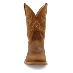 'Twisted X' Men's 11" Tech X™ Western Square Toe - Saddle / Rustic Orange -Shoes Series Shop MXTR005.08 4800X4800 R 1024x1024@2x